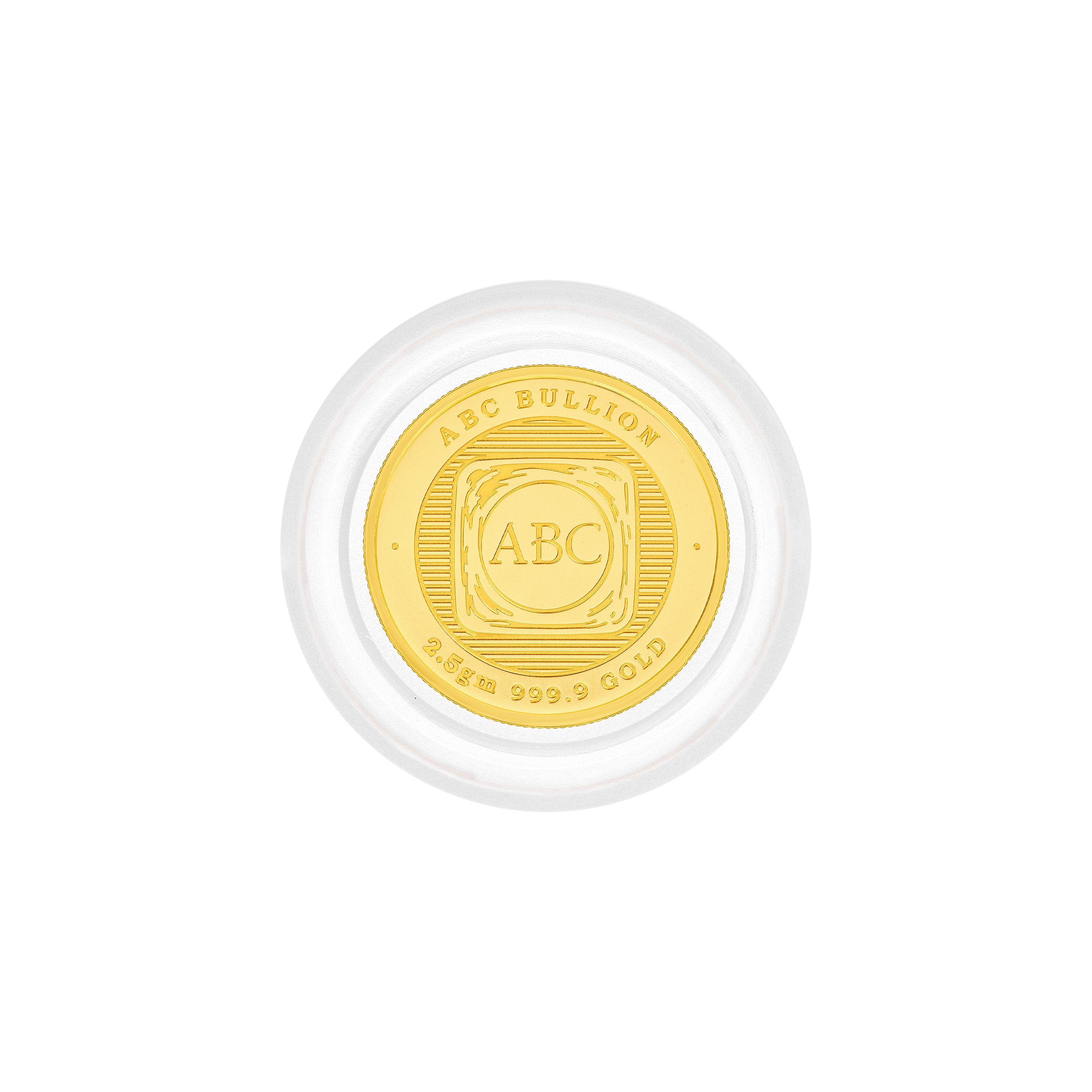 2.5g Gold ABC Diwali coin 9999 Gold