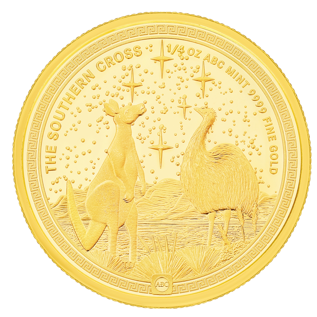 1/4oz ABC Gold Southern Cross Coin 99.99% Gold