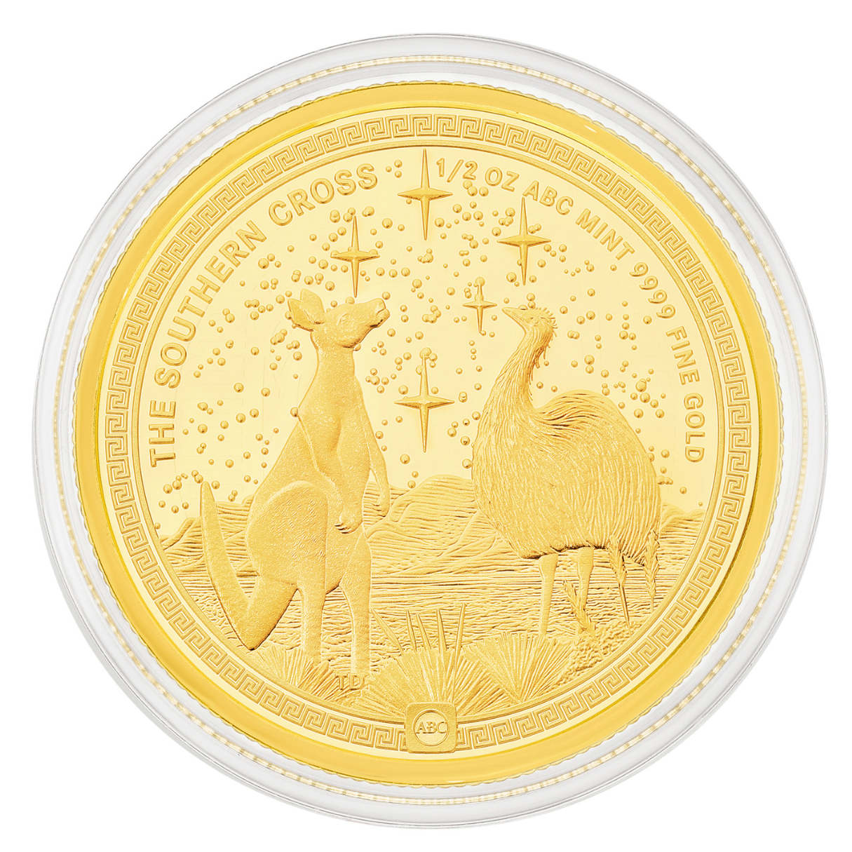 1/2oz ABC Gold Southern Cross Coin 99.99% Gold