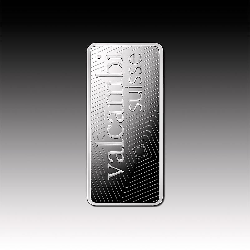 500g Valcambi Palladium Minted bar 999.5 Palladium