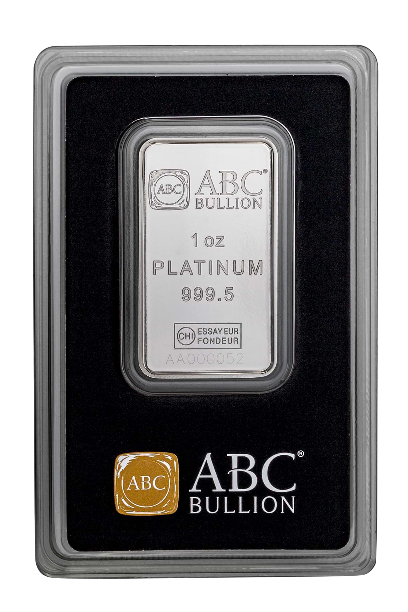 1oz ABC Platinum Minted Tablet 999.5 Platinum