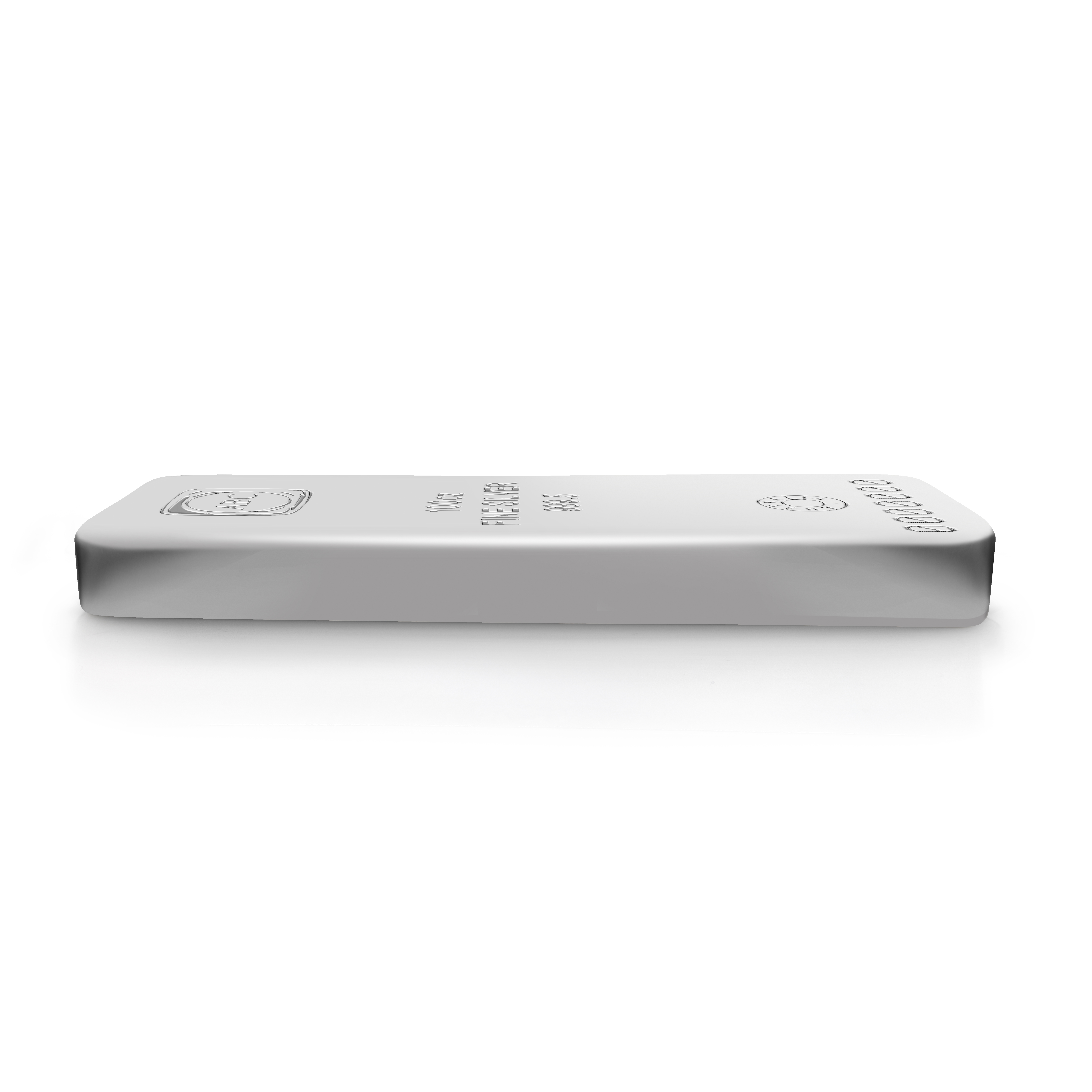100oz ABC Silver Cast Bar 999 Silver