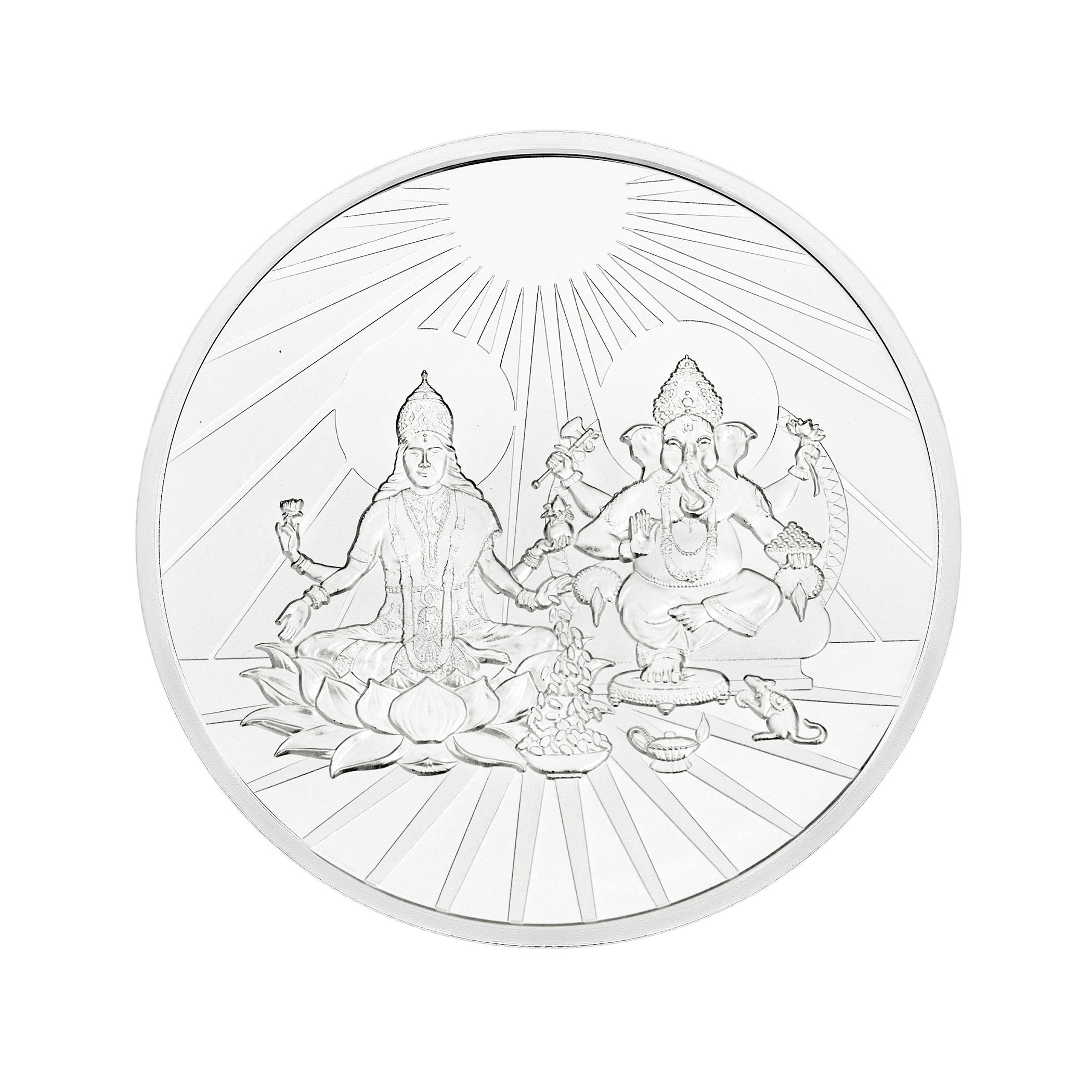1oz ABC Diwali Lakshmi & Ganesh Minted Coin Silver Silver