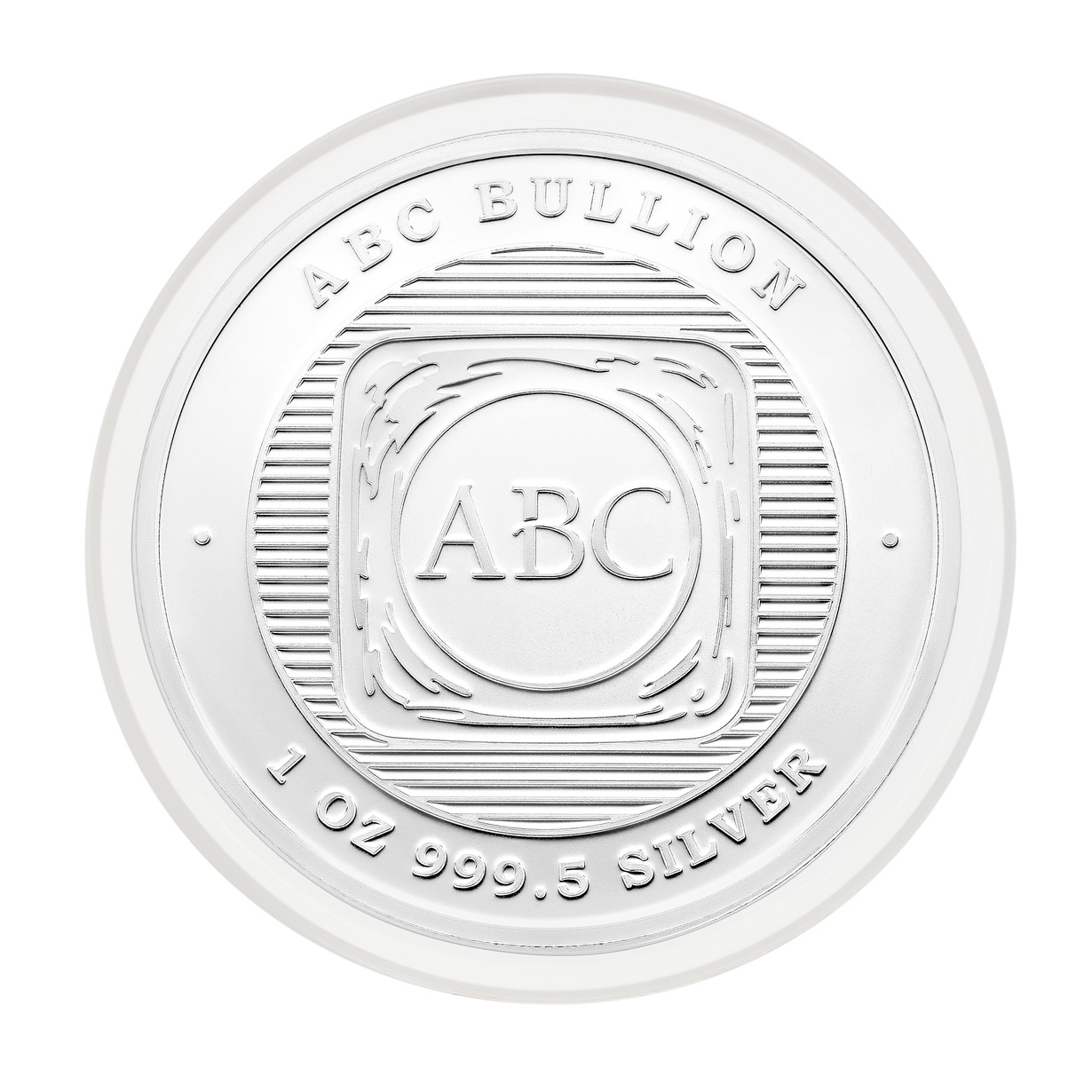 1oz ABC  Bullion Minted Lunar Rabbit Coin Silver